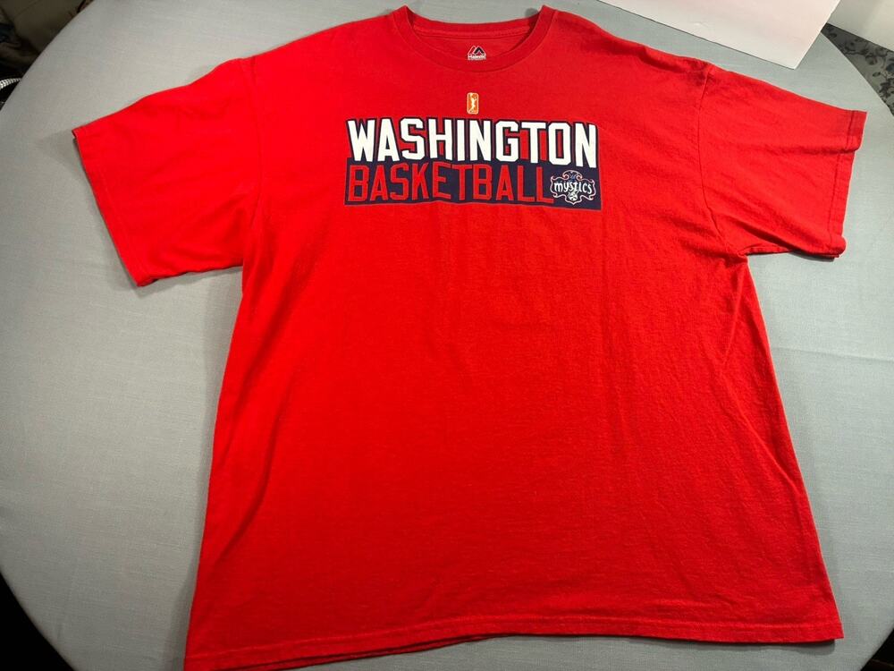 Washington Mystics Basketball Dele Donne 11 T Shirt Mens 2XL Red WNBA